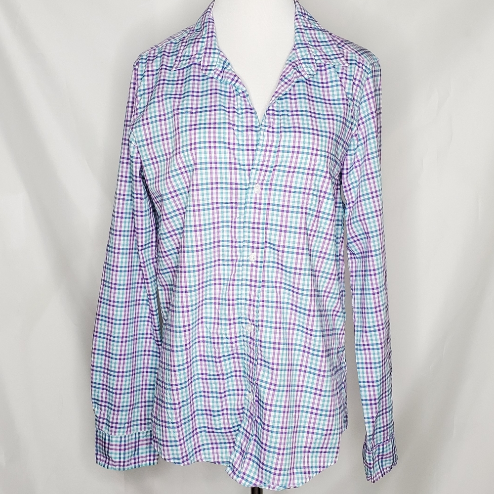 Frank & Eileen 100% Cotton Barry Button Down Long Sleeve Top main image 0